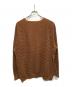 Dime (ダイム) WAVE CABLE KNIT ブラウン サイズ:XL：9000円