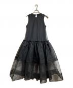 cygneシーニュ）の古着「チュールワンピース Didier」｜ブラック