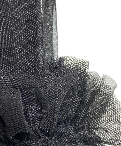 cygne（シーニュ）cygne (シーニュ) チュールワンピース Didier ブラック サイズ:0Tの古着・服飾アイテム