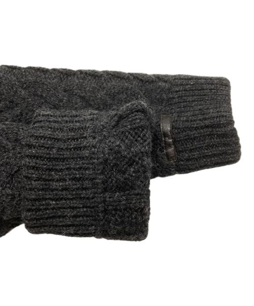 THE INOUE BROTHERS（イノウエブラザーズ）THE INOUE BROTHERS (イノウエブラザーズ) ケーブルニットカーディガン ブラック サイズ:Sの古着・服飾アイテム