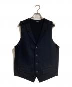 JIL SANDERジルサンダー）の古着「断ち切りウールジレ」｜ブラック