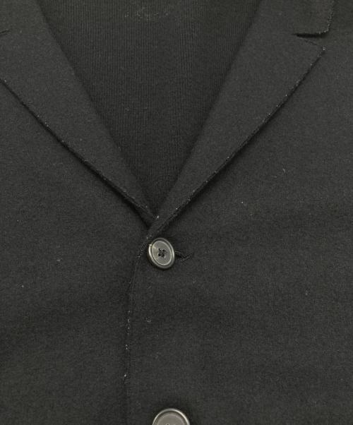 JIL SANDER（ジルサンダー）JIL SANDER (ジルサンダー) 断ち切りウールジレ ブラック サイズ:48の古着・服飾アイテム
