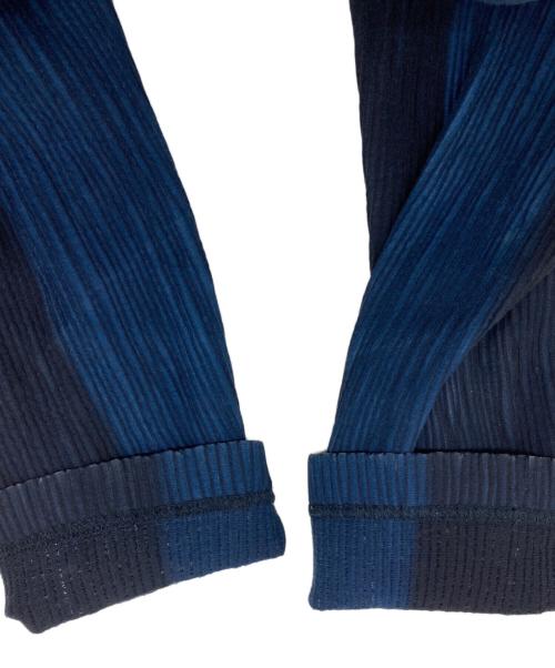 plantation（プランテーション）plantation (プランテーション) プリーツジップアップジャケット ネイビー サイズ:Mの古着・服飾アイテム