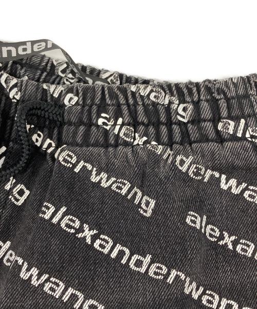 ALEXANDER WANG（アレキサンダー・ワン）ALEXANDER WANG (アレキサンダーワン) ロゴジョガーデニム グレー サイズ:XXSの古着・服飾アイテム
