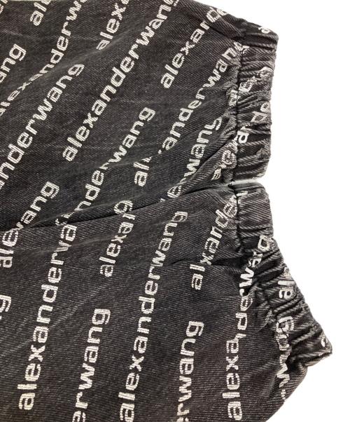ALEXANDER WANG（アレキサンダー・ワン）ALEXANDER WANG (アレキサンダーワン) ロゴジョガーデニム グレー サイズ:XXSの古着・服飾アイテム