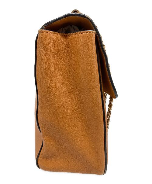 Chloe（クロエ）Chloe (クロエ) エルシーチェーンショルダーバッグ ブラウンの古着・服飾アイテム