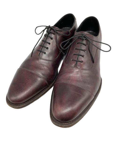 SHETLAND FOX（シェットランドフォックス）SHETLAND FOX (シェットランドフォックス) ストレートチップシューズ パープル サイズ:8・1/2の古着・服飾アイテム