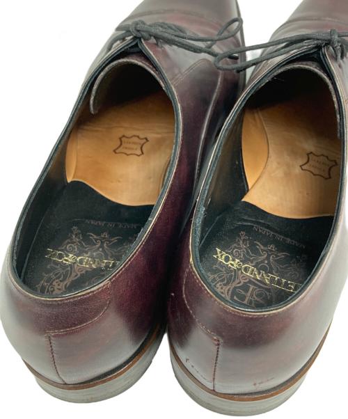 SHETLAND FOX（シェットランドフォックス）SHETLAND FOX (シェットランドフォックス) ストレートチップシューズ パープル サイズ:8・1/2の古着・服飾アイテム