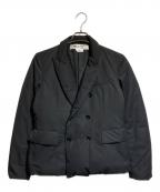 COMME des GARCONS COMME des GARCONSコムデギャルソン コムデギャルソン）の古着「ダウンテーラードジャケット」｜ブラック
