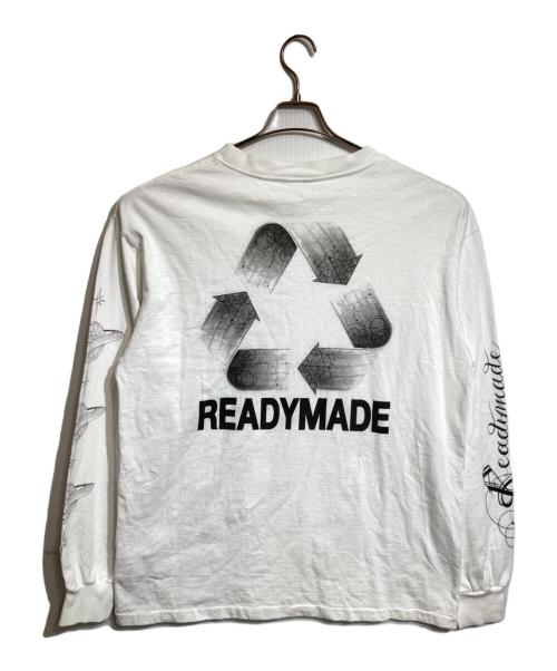 READYMADE（レディメイド）READYMADE (レディメイド) DR.WOO (ドクターウー) LSV TEE ホワイト サイズ:XLの古着・服飾アイテム