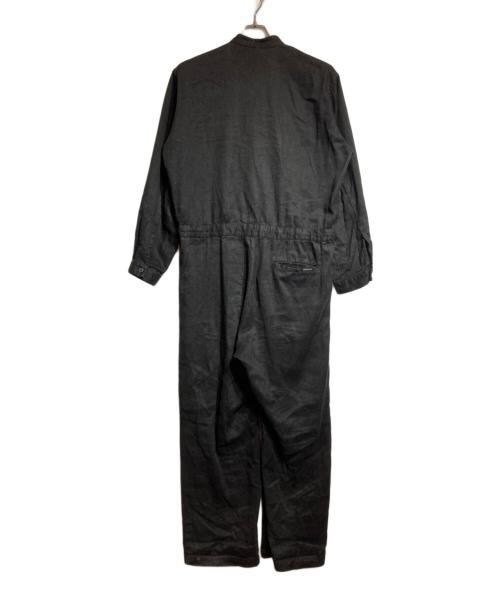 nest Robe（ネストローブ）nest Robe (ネストローブ) リネンコットンツイルオールインワン ブラック サイズ:4の古着・服飾アイテム