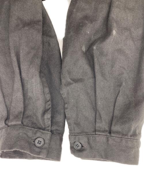 nest Robe（ネストローブ）nest Robe (ネストローブ) リネンコットンツイルオールインワン ブラック サイズ:4の古着・服飾アイテム