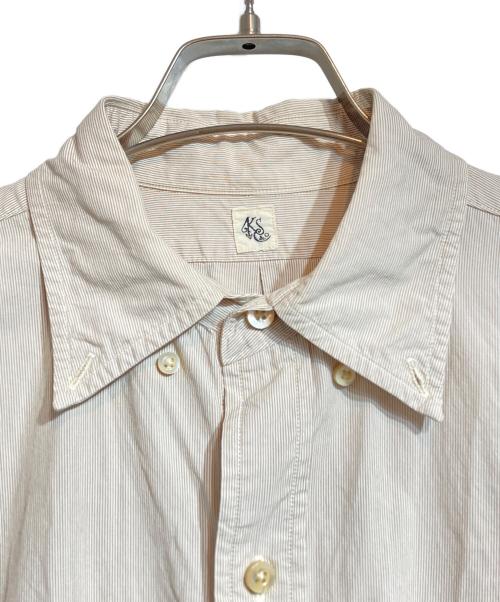 KAPTAIN SUNSHINE（キャプテンサンシャイン）KAPTAIN SUNSHINE (キャプテンサンシャイン) Big Button-down Shirt ベージュ サイズ:38の古着・服飾アイテム
