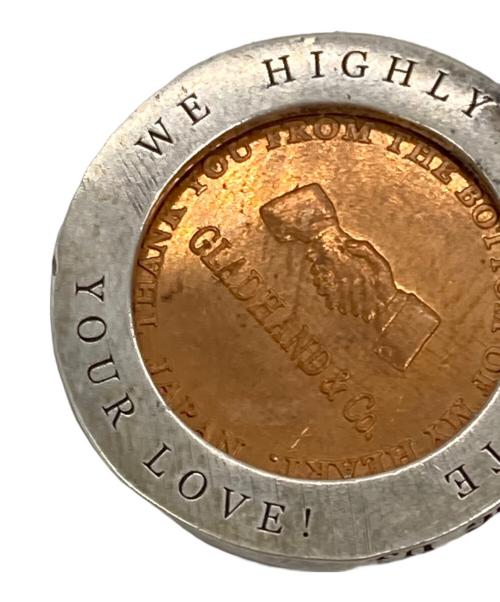 GLAD HAND（グラッドハンド）GLAD HAND (グラッドハンド) Medal Charm ネックレス シルバー×ブラウンの古着・服飾アイテム