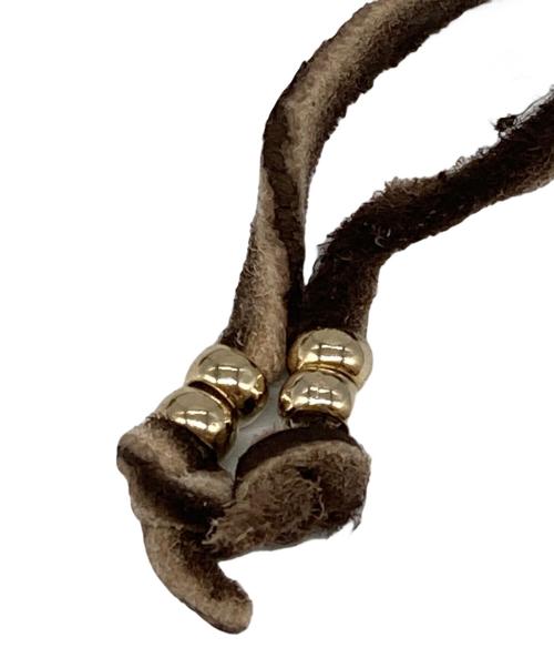 GLAD HAND（グラッドハンド）GLAD HAND (グラッドハンド) ブラザーズチャームレザーネックレス ブラウンの古着・服飾アイテム