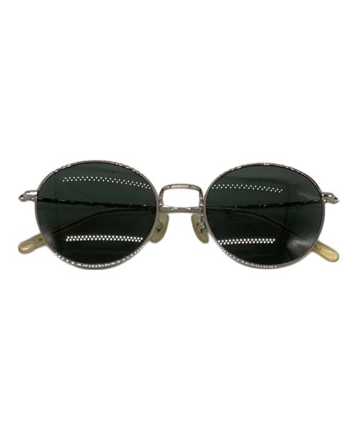 GLAD HAND（グラッドハンド）GLAD HAND (グラッドハンド) 石井 浩二 サングラス シルバー×グリーン サイズ:53□20の古着・服飾アイテム