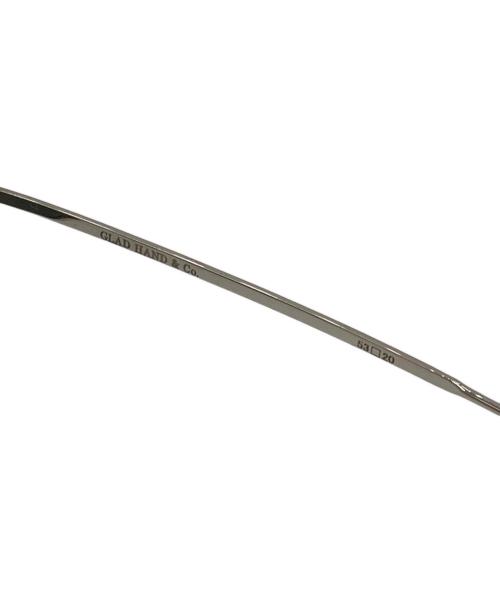 GLAD HAND（グラッドハンド）GLAD HAND (グラッドハンド) 石井 浩二 サングラス シルバー×グリーン サイズ:53□20の古着・服飾アイテム