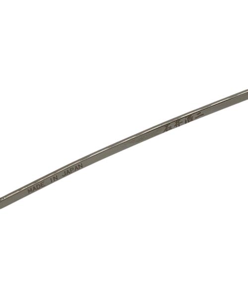 GLAD HAND（グラッドハンド）GLAD HAND (グラッドハンド) 石井 浩二 サングラス シルバー×グリーン サイズ:53□20の古着・服飾アイテム