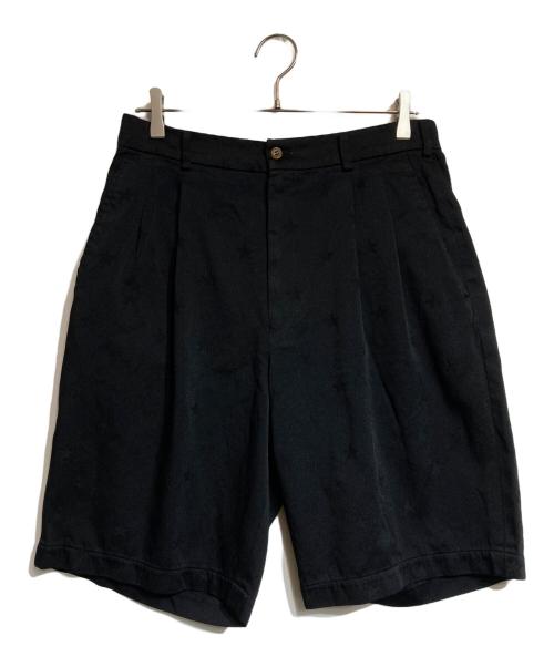 COMME des GARCONS COMME des GARCONS（コムデギャルソン コムデギャルソン）COMME des GARCONS COMME des GARCONS (コムデギャルソン コムデギャルソン) ポリエステルスターショートパンツ ブラック サイズ:Mの古着・服飾アイテム