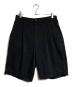 COMME des GARCONS COMME des GARCONS（コムデギャルソン コムデギャルソン）の古着「ポリエステルスターショートパンツ」｜ブラック