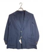 la favolaラ ファーヴォラ）の古着「ウールリネンセミダブルジャケット」｜ネイビー