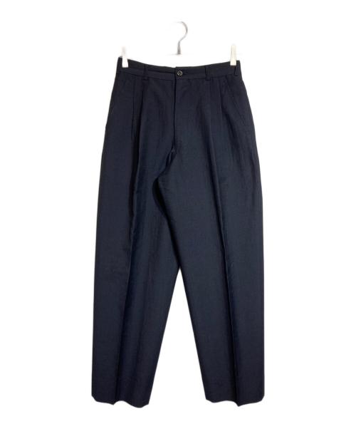 COMME des GARCONS HOMME（コムデギャルソン オム）COMME des GARCONS HOMME (コムデギャルソン オム) 2タックギャバジンパンツ ネイビー サイズ:Sの古着・服飾アイテム