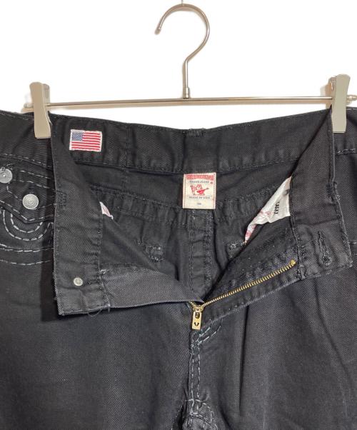 TRUE RELIGION（トゥルー レリジョン）TRUE RELIGION (トゥルー レリジョン) ブラックデニム ブラック サイズ:36の古着・服飾アイテム