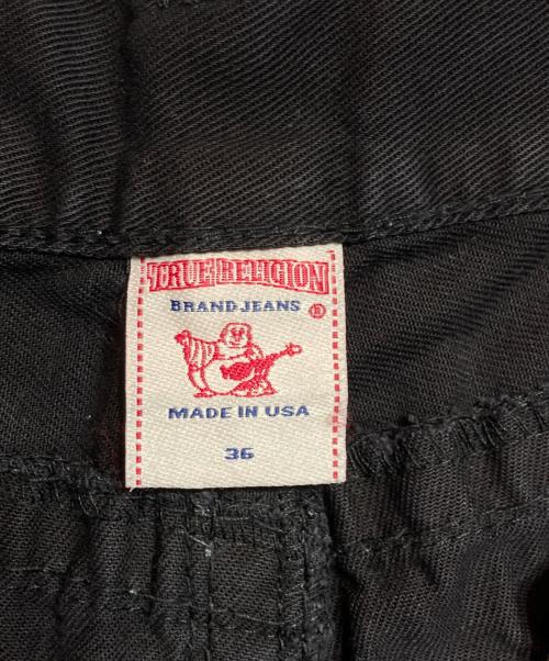 TRUE RELIGION（トゥルー レリジョン）TRUE RELIGION (トゥルー レリジョン) ブラックデニム ブラック サイズ:36の古着・服飾アイテム