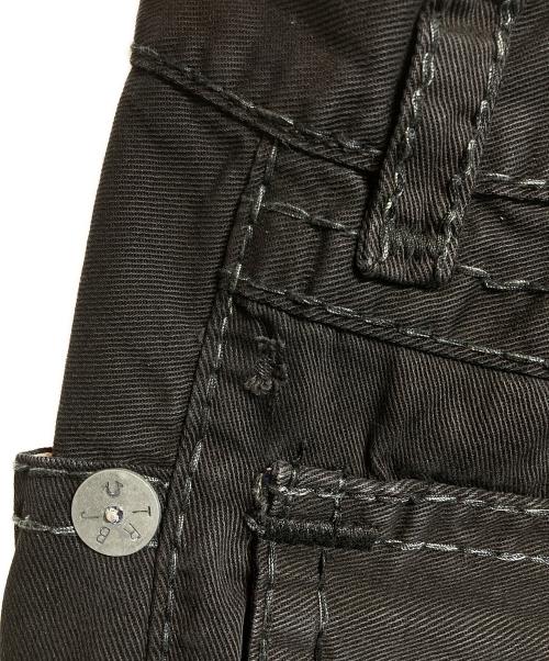 TRUE RELIGION（トゥルー レリジョン）TRUE RELIGION (トゥルー レリジョン) ブラックデニム ブラック サイズ:36の古着・服飾アイテム