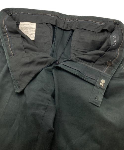 GUCCI（グッチ）GUCCI (グッチ) コットンパンツ ブラック サイズ:46の古着・服飾アイテム