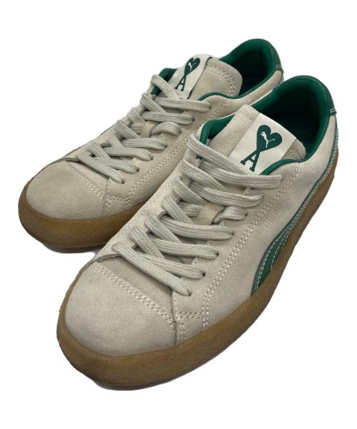 PUMA（プーマ）PUMA (プーマ) AMI Alexandre Mattiussi (アミアレクサンドルマテュッシ) SUEDE CREPE ベージュ サイズ:US8.5の古着・服飾アイテム