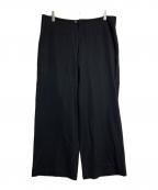 Y'sワイズ）の古着「ウールギャバジンパンツ」｜ブラック