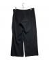 Y's (ワイズ) ウールギャバジンパンツ ブラック サイズ:4：10000円