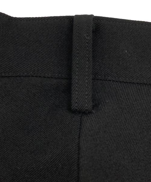 Yohji Yamamoto pour homme（ヨウジヤマモト プールオム）Yohji Yamamoto pour homme (ヨウジヤマモト プールオム) ウールギャバジンストレートパンツ ブラック サイズ:4の古着・服飾アイテム