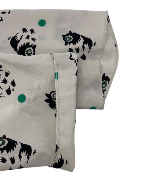 MARNI（マルニ）MARNI (マルニ) 総柄ワンピース グレー サイズ:40の古着・服飾アイテム