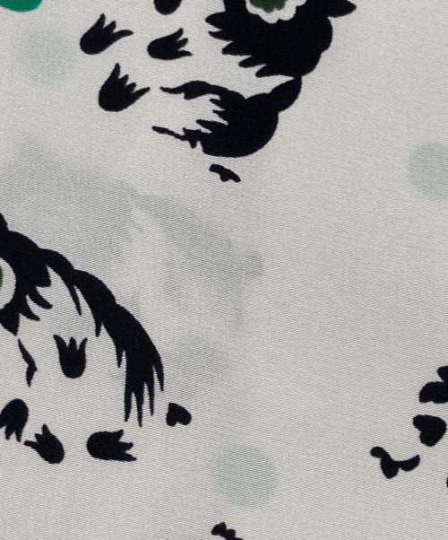 MARNI（マルニ）MARNI (マルニ) 総柄ワンピース グレー サイズ:40の古着・服飾アイテム