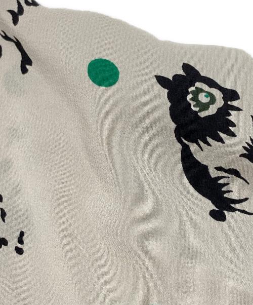 MARNI（マルニ）MARNI (マルニ) 総柄ワンピース グレー サイズ:40の古着・服飾アイテム