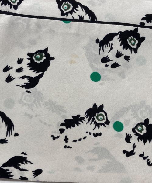 MARNI（マルニ）MARNI (マルニ) 総柄ワンピース グレー サイズ:40の古着・服飾アイテム