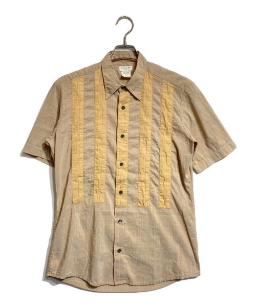 DRIES VAN NOTEN（ドリスヴァンノッテン）DRIES VAN NOTEN (ドリスヴァンノッテン) ラインシャツ ブラウン サイズ:48の古着・服飾アイテム