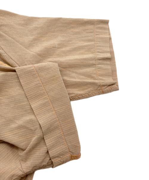 DRIES VAN NOTEN（ドリスヴァンノッテン）DRIES VAN NOTEN (ドリスヴァンノッテン) ラインシャツ ブラウン サイズ:48の古着・服飾アイテム