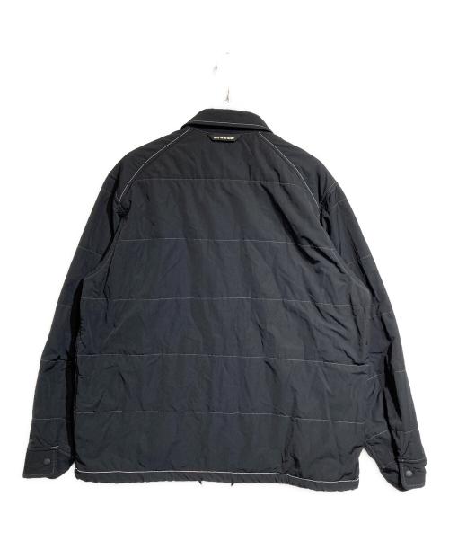 and wander（アンドワンダー）and wander (アンドワンダー) T/C alpha shirt jacket ブラック サイズ:3の古着・服飾アイテム