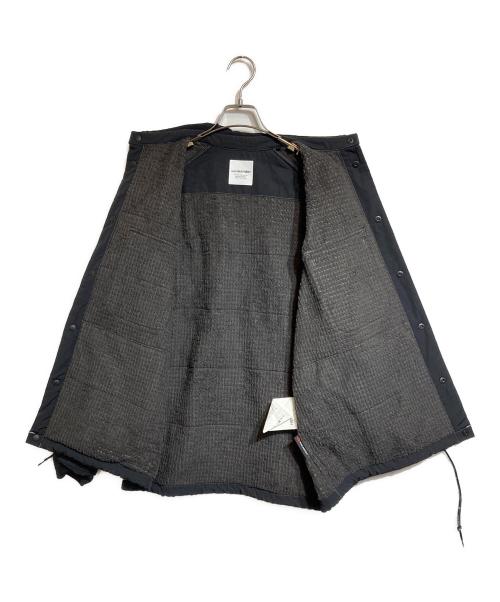 and wander（アンドワンダー）and wander (アンドワンダー) T/C alpha shirt jacket ブラック サイズ:3の古着・服飾アイテム