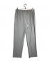 HOMME PLISSE ISSEY MIYAKE (オムプリッセ イッセイ ミヤケ) ベーシックプリーツパンツ グレー サイズ:3：30000円