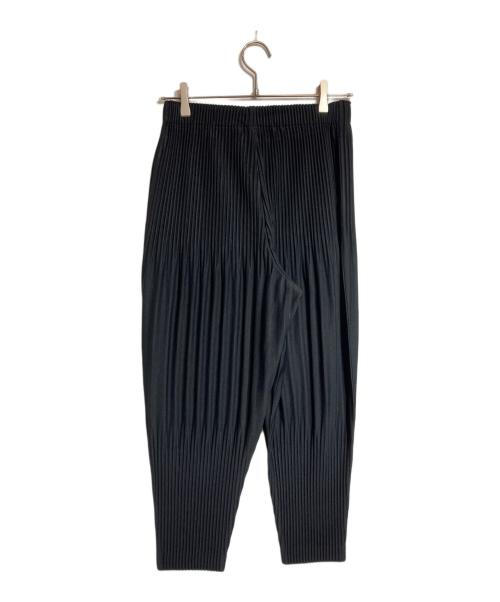 HOMME PLISSE ISSEY MIYAKE（オム プリッセ イッセイ ミヤケ）HOMME PLISSE ISSEY MIYAKE (オムプリッセ イッセイ ミヤケ) 消しプリーツパンツ ブラック サイズ:1の古着・服飾アイテム