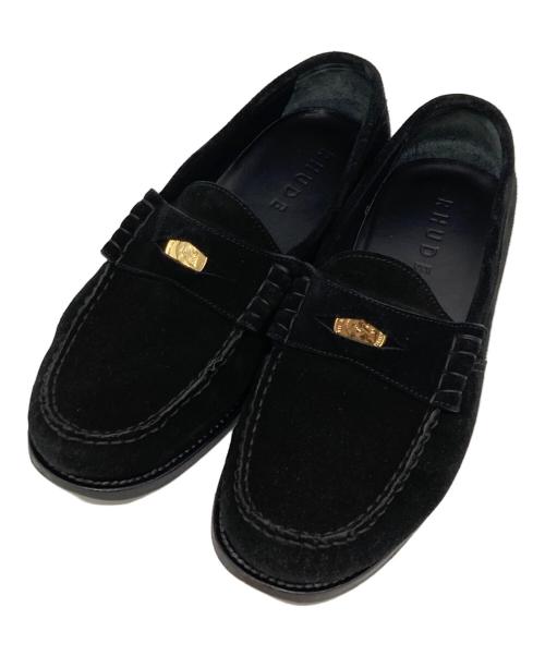 RHUDE（ルード）RHUDE (ルード) コインローファー ブラック サイズ:8の古着・服飾アイテム