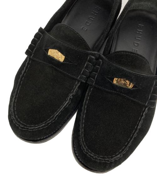 RHUDE（ルード）RHUDE (ルード) コインローファー ブラック サイズ:8の古着・服飾アイテム