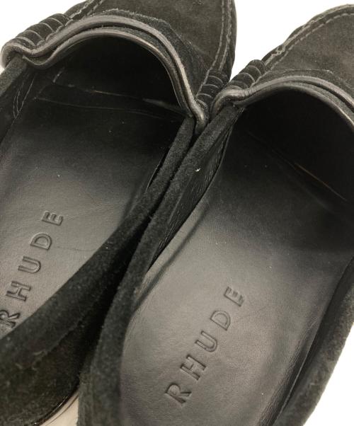 RHUDE（ルード）RHUDE (ルード) コインローファー ブラック サイズ:8の古着・服飾アイテム