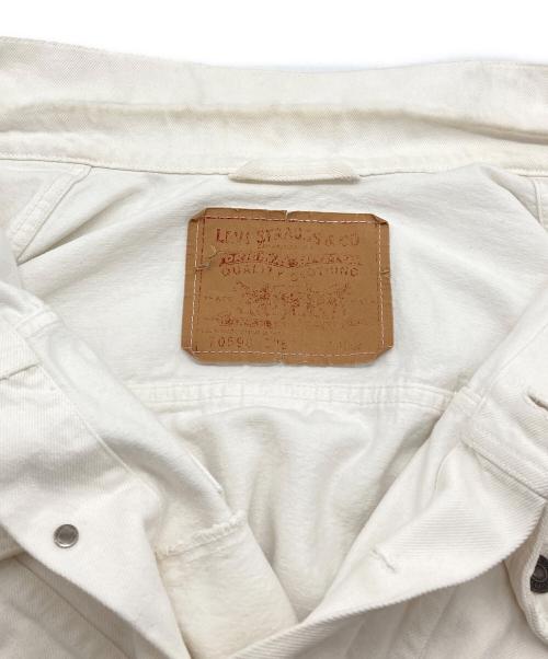LEVI'S（リーバイス）LEVI'S (リーバイス) デニムジャケット ホワイト サイズ:Lの古着・服飾アイテム