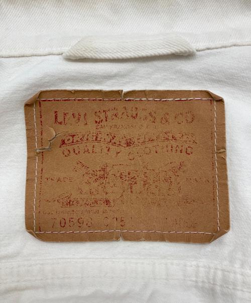 LEVI'S（リーバイス）LEVI'S (リーバイス) デニムジャケット ホワイト サイズ:Lの古着・服飾アイテム