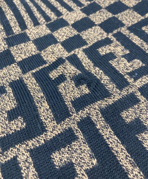 FENDI（フェンディ）FENDI (フェンディ) ズッカ柄マフラー ブラウン サイズ:なしの古着・服飾アイテム